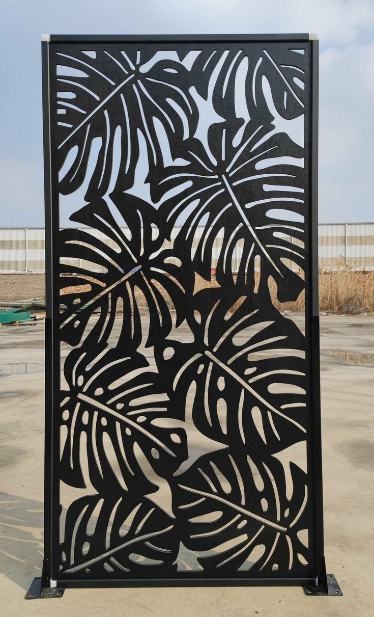 Premium Monstera Leaf Pattern CNC Laser Cut Partition Screen